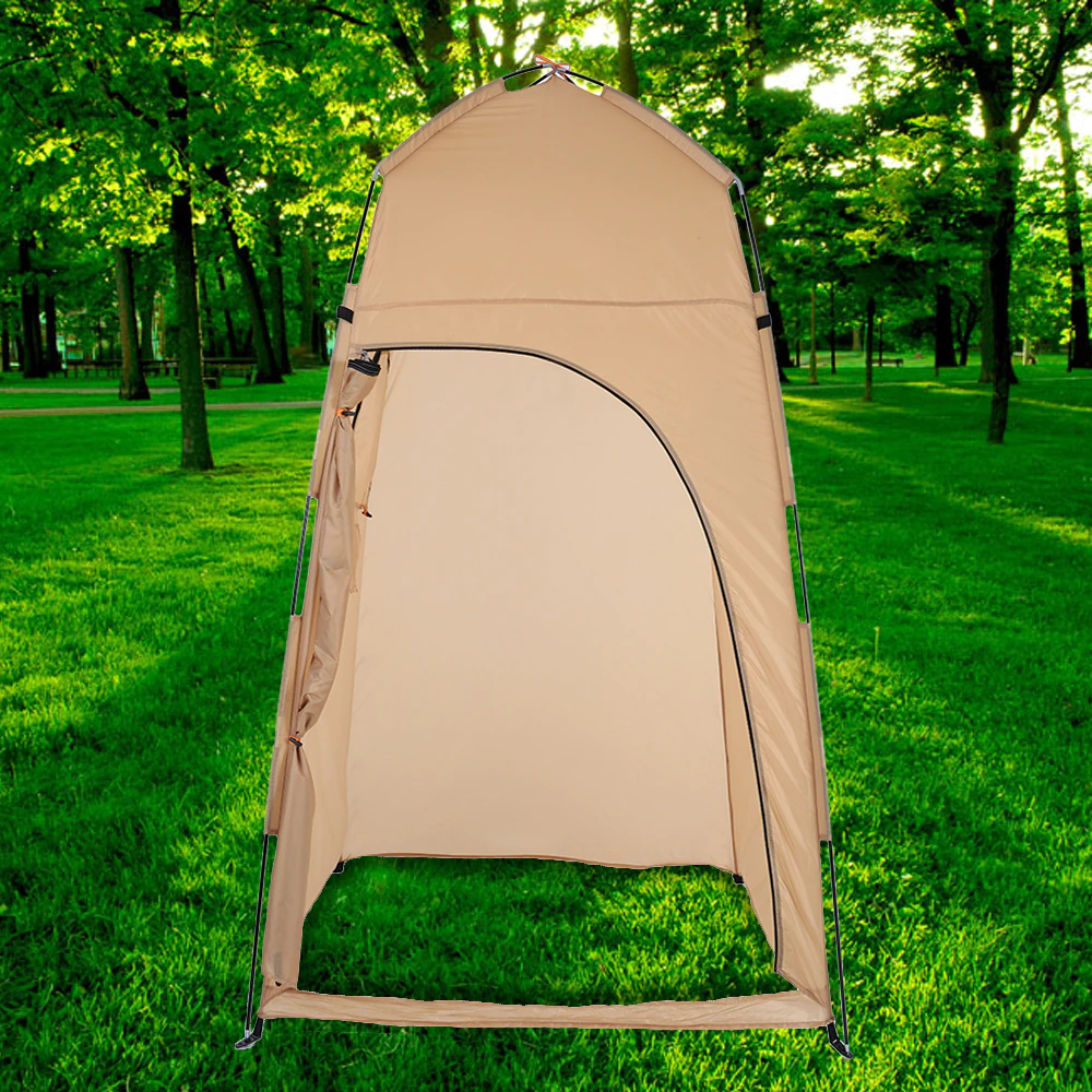Cheap Goat Tents Portable Outdoor Camping Tent Shower Bath Changing Fitting Room Tent Shelter Camping Beach Privacy Toilet Camping Tent 2022   